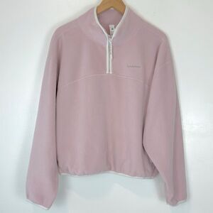 Lululemon Tumbled Fleece Half-Zip Jacket Mink Berry/Light Ivory Warm Ash Size M